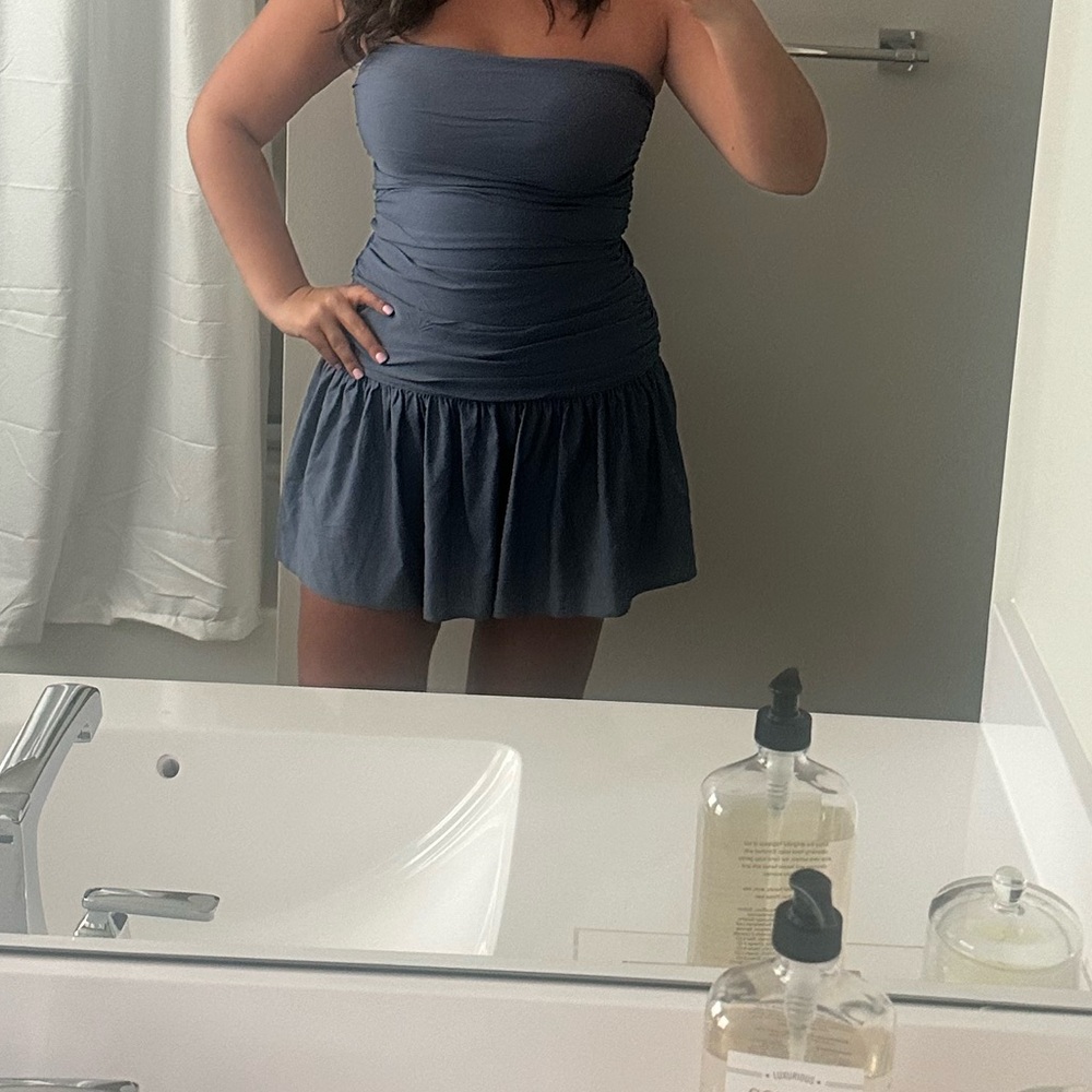 Blue dress
